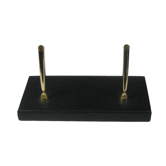 Charles Underwood NO PENS Double Desk Set 10 X 4 Inch British Lamb Black - Picture 1 of 8